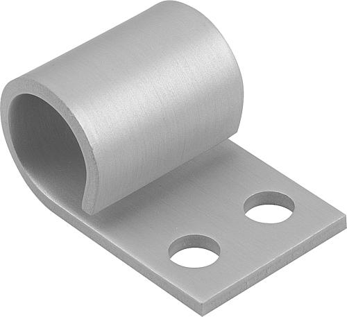 RIEGEL MIT RÜCKSTELLFEDER L=25, B=37, ALUMINIUM FARBLOS FARBLOS Produktbild img1 L