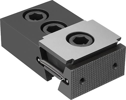 KIPP Keilspanner mit Festbacke, Form B, Spannflächen geriffelt Produktbild img1 L