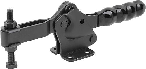 SCHNELLSPANNER, FUß WAAGRECHT, F.MESSTECHNIK, F2=3400, VERSTELLB. ANDRUCKSPINDEL, H=66,5, L=225, FORM:C, Produktbild img1 L