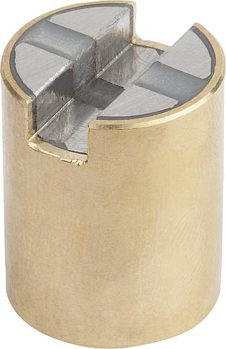 KIPP Magnete rund mit bearbeitbarer Haftfläche (Stabgreifer) aus NdFeB Produktbild img3 L