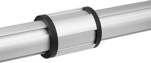 GLEITLAGER TYP I, P=Ø30 KUNSTSTOFF, SCHWARZ KOMP:ALUMINIUM ELOXIERT Produktbild img3 L