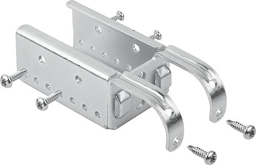 EINHÄNGEHALTER VARIABEL, FORM:U, STAHL VERZINKT Produktbild img1 L