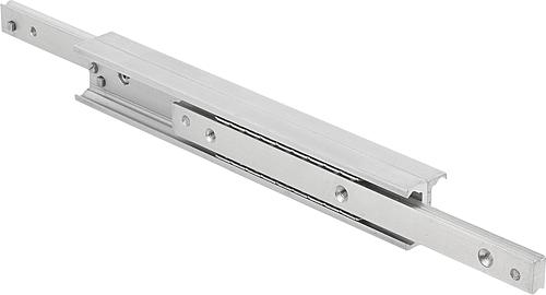 KIPP Teleskopschienen Stahl Doppel-T-Form, Vollauszug, Tragkraft bis 305 kg Produktbild img1 L