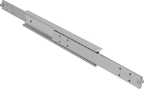 KIPP Teleskopschienen Stahl kompakt, Vollauszug, Tragkraft bis 480 kg Produktbild img1 L