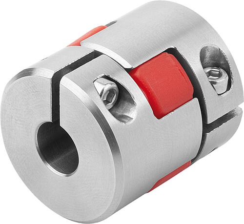 KIPP Elastomer-Klauenkupplungen mit Klemmnaben, Edelstahl Produktbild img1 L