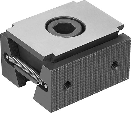 KEILSPANNER DOPPELSEITIG FORM:B GERIFFELT, B=50, M12, EINSATZSTAHL GEHÄRTET UND PHOSPHATIERT Produktbild img1 L