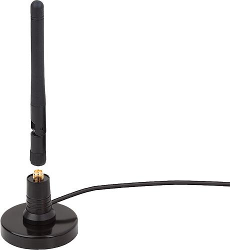 MAGNETFUß FÜR WIRELESS LAN ANTENNEN, KUNSTSTOFF SCHWARZ Produktbild img3 L