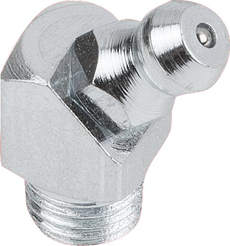 KIPP Schmiernippel Kegelform nach DIN 71412, Form D, abgewinkelt 45°, Vierkant Produktbild img1 L