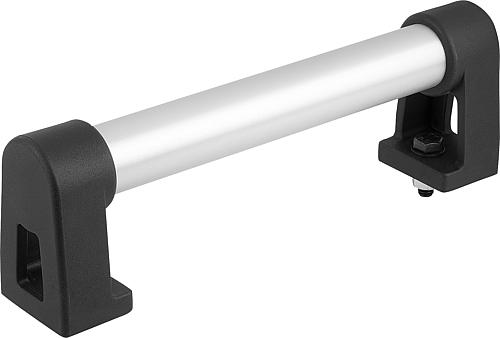 KIPP Rohrgriffe Aluminium mit Kunststoff-Griffschenkel, Form B Produktbild img1 L