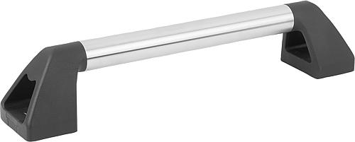 KIPP Rohrgriffe Edelstahl mit Kunststoff-Griffschenkel, mit Gewindeeinsatz Produktbild img1 L