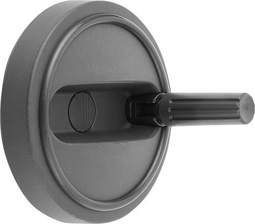 KIPP Handräder mit Zylindergriff umlegbar Produktbild img1 L