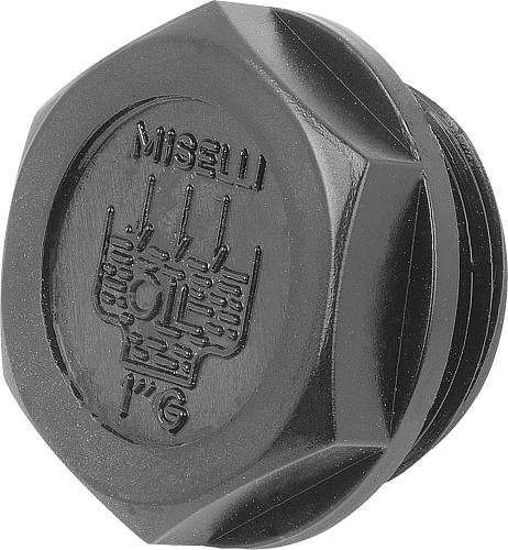 KIPP Verschlussschrauben Form A, mit Einfüllsymbol Produktbild img1 L