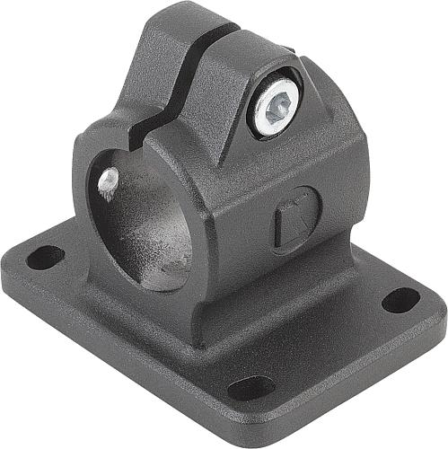 KIPP Rohrverbinder Flansch Aluminium, für Lineareinheit Produktbild img1 L