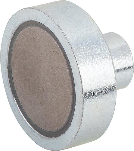 KIPP Magnete (Flachgreifer) aus SmCo Form B Produktbild img1 L