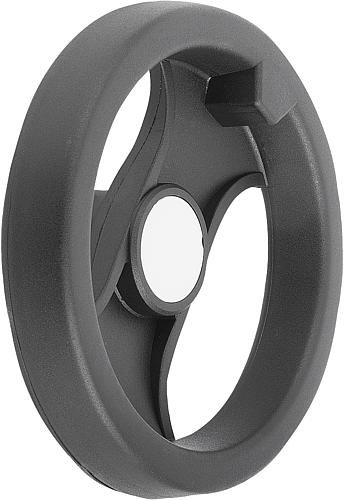 KIPP 2-Speichenhandräder aus Kunststoff Produktbild img1 L