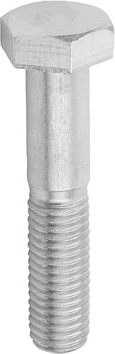KIPP Sechskantschrauben mit Schaft DIN 931/ISO 4014, Edelstahl Produktbild img1 L