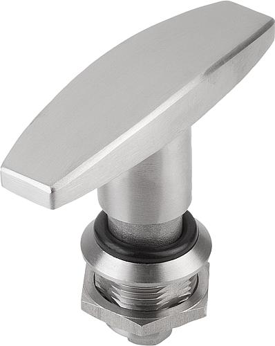 KIPP Drehriegel Edelstahl mit T-Griff Produktbild img1 L