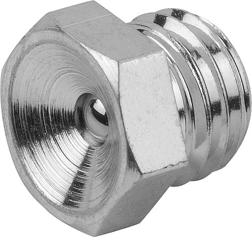 KIPP Schmiernippel Trichterform nach DIN 3405, Form A, gerade Produktbild img1 L