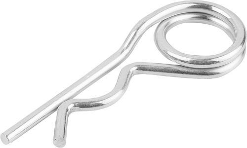 KIPP Federstecker ähnlich DIN 11024, Form D, mit doppelter Windung Produktbild img1 L