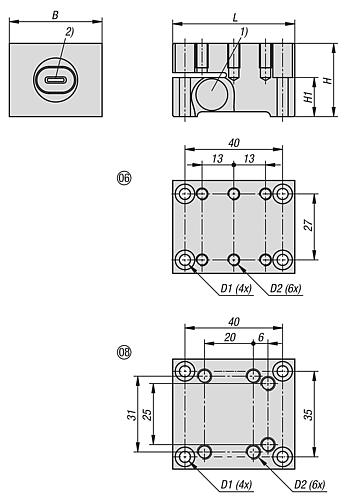 KIPP Kraftsensor für Schnellspanner Produktbild img2 L
