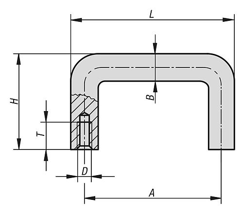 KIPP Fingergriffe Stahl rund Produktbild img2 L