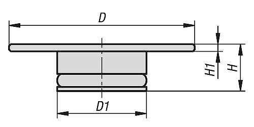 KIPP Abdeckungen Aluminium für Bohrungen und Schraubenköpfe mit Innensechskant Produktbild img2 L
