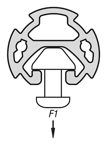 PROFILROHR Ø30, TYP I, P=Ø30, L=1000 ALUMINIUM Produktbild img3 L