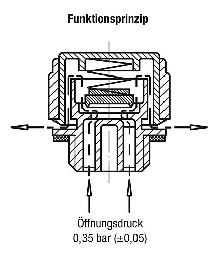 KIPP Entlüftungsschrauben Messing mit Rückschlagventil Produktbild img3 L