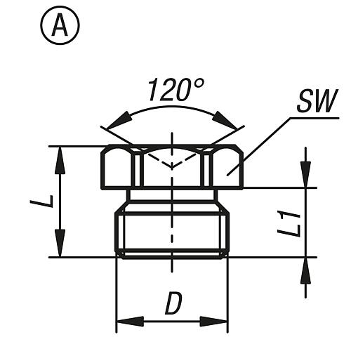 KIPP Schmiernippel Trichterform nach DIN 3405, Form A, gerade Produktbild img2 L