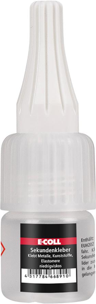 Sekundenkleber 5g Flasche E-COLL Produktbild img1 L