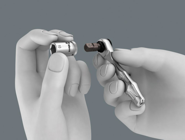 Bit-Ratsche 87mm ZYKLOP Mini 1 Wera Produktbild img2 L