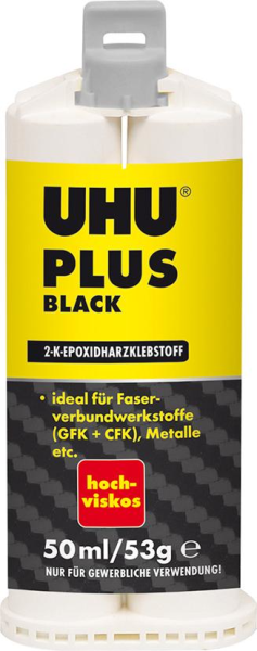 UHU PLUS BLACK DK Kartusche 50ml Produktbild img1 L