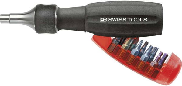 Magazin-Bithalter lang 10-teilig mit Ratsche PB Swiss Tools Produktbild img1 L