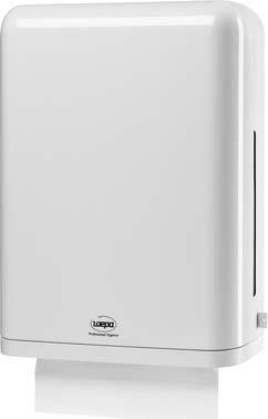 Handtuchspender, Kst., grau/weiß 440x372x151mm Produktbild img1 L