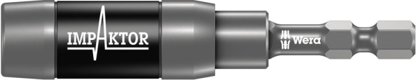 Bithalter Impaktor 1/4" für 1/4" Bits Sprengring + Magnet 75mm Ringmagnet Wera Produktbild img1 L