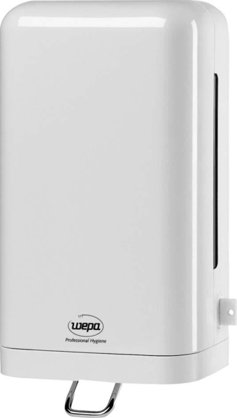 WEPA Seifenspender manuell, Kst, weiß Produktbild img1 L