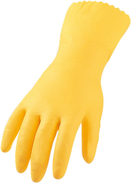 Haushaltshandschuhe gelb Naturlatex Produktbild img1 L