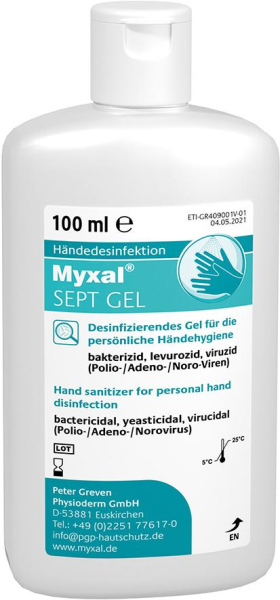 Händedesinfektion Sept Gel Produktbild img1 L