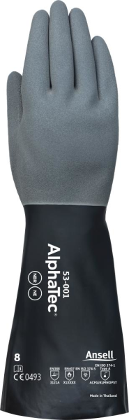 Chemikalienschutzhandschuh AlphaTec® 53-001 Produktbild img1 L