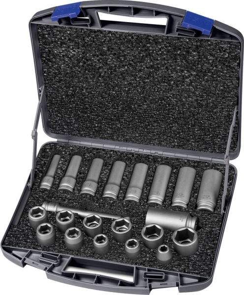 Kraft- Steckschlüssel-Satz 1/2" 21-teilig ASW Produktbild img1 L