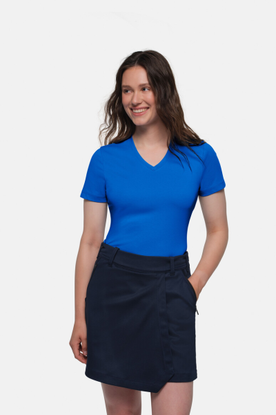 HAKRO Cotton Tec Damen V-Shirt Produktbild img3 L