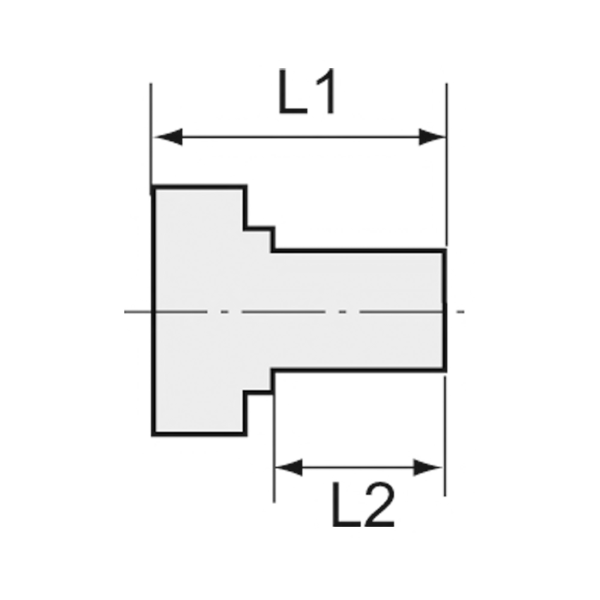 Reduziernippel lang, Messing vern. Produktbild img2 L