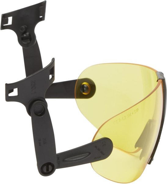 Integr. Schutzbrille V9A gelb getönt Produktbild img4 L