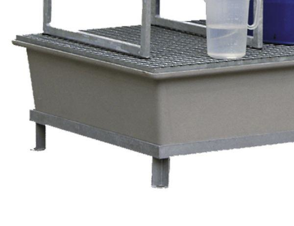 Stahlfussgestell verzinkt96 mm Unterfahrhöhe CEMO Produktbild img1 L