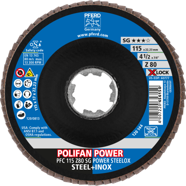 POLIFAN-Fächerscheiben PFC 115 Z 80 SG POWER STEELOX/X-LOCK Produktbild img4 L