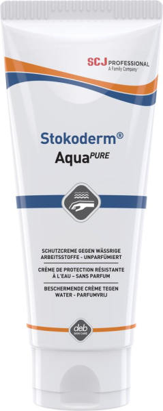 Stokoderm Aqua PURE Hautschutz 100 ml Tube Produktbild img1 L