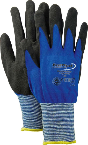 Handschuh MechanicEco, blau, FORMAT Produktbild img1 L