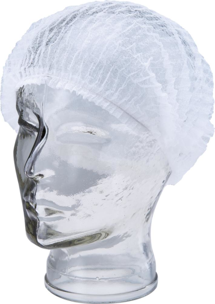 Kopfhaube, 52cm,Vlies, weiß, 100Stck/Beutel Produktbild img1 L