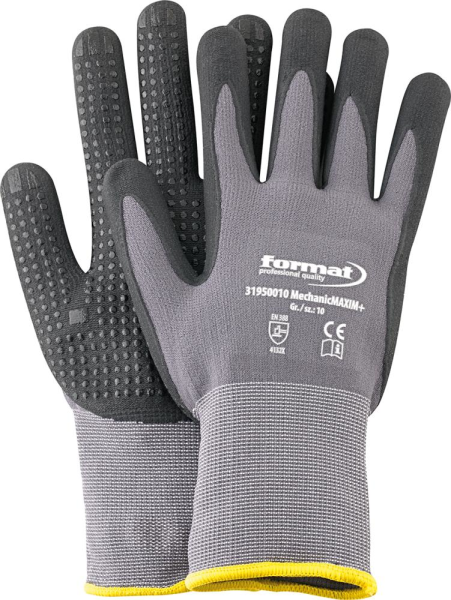 FORMAT Montagehandschuh MAXIM+, genoppt Produktbild img1 L