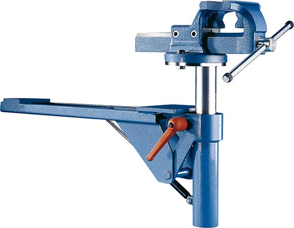Klapp-Höhenverstellgerät Aufnahme rund 120mm FORMAT Produktbild img1 L
